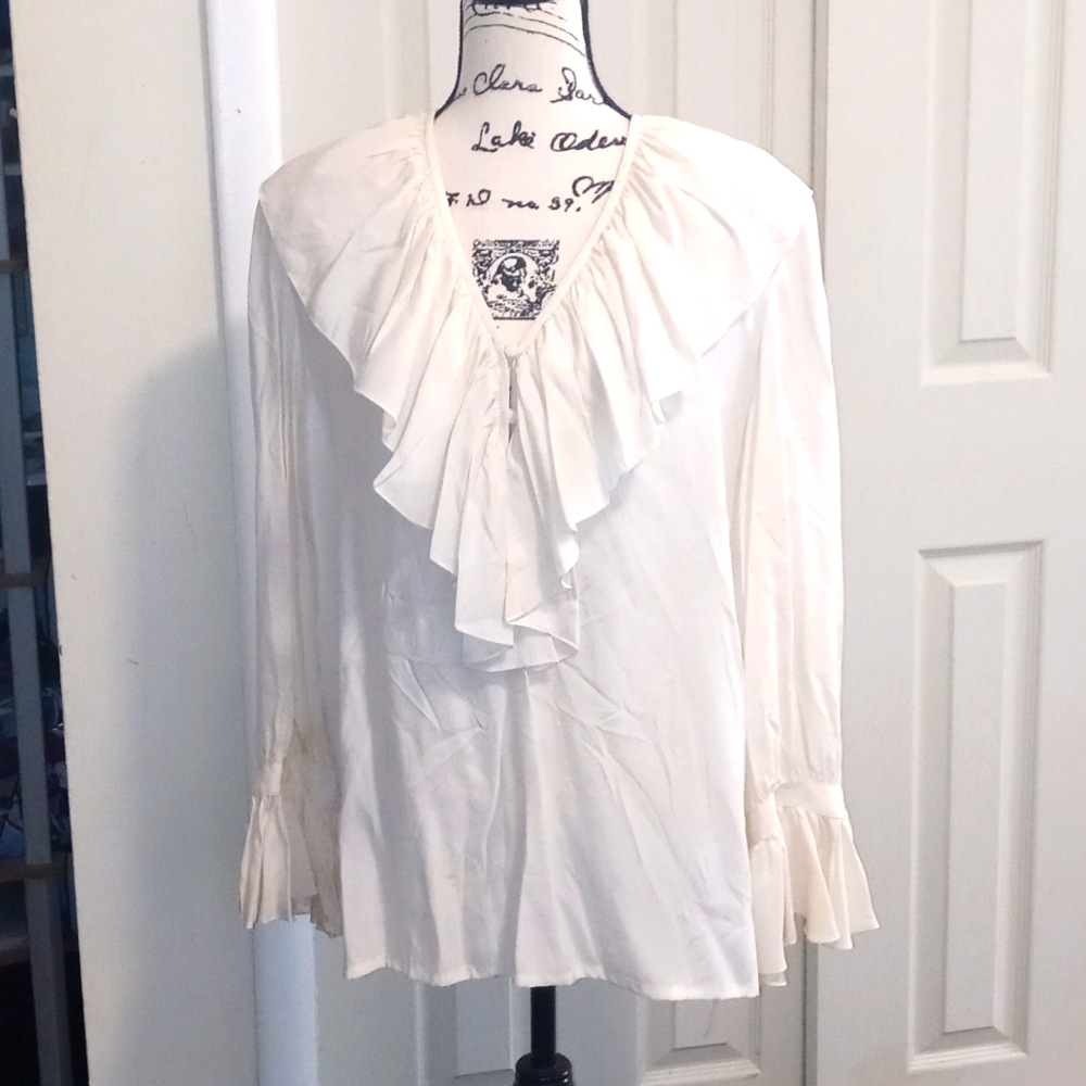 Vintage Silk Poets blouse